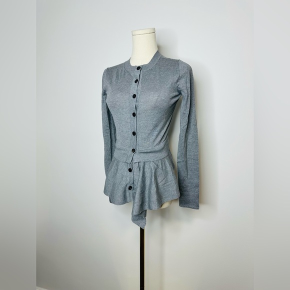 Alexander McQueen Peplum Knit Cardigan - Picture 5 of 12